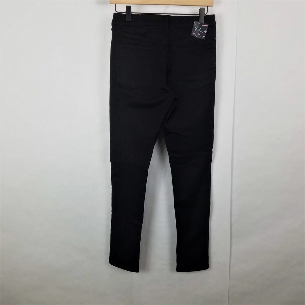 NWT Nasty Gal Jeans Womens 26 Let It Ride Black Moto Skinny - Picture 5 of 7